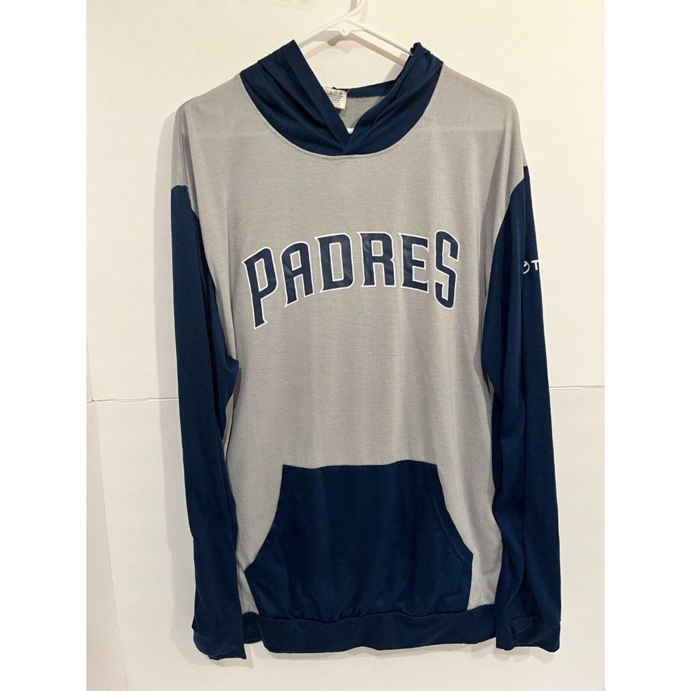 San Diego Padres Blue and Gray Hoodie Stadium Giveaway 2019 Size XL